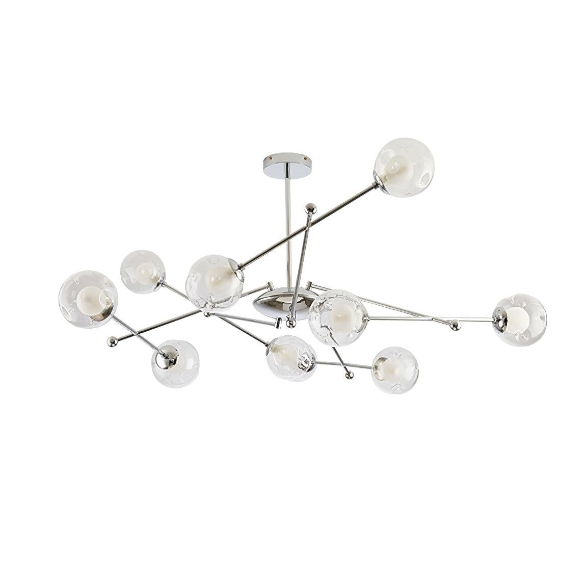 Polished Chrome Sputnik LED Chandelier