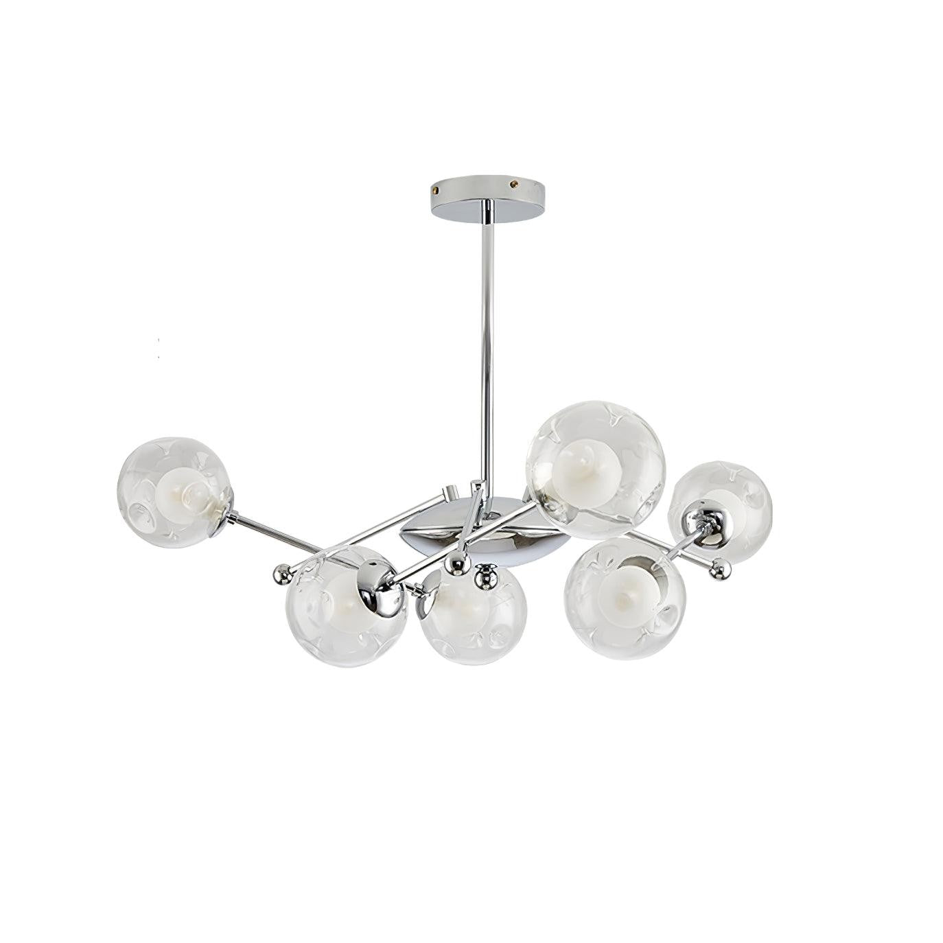 Polished Chrome Sputnik LED Chandelier