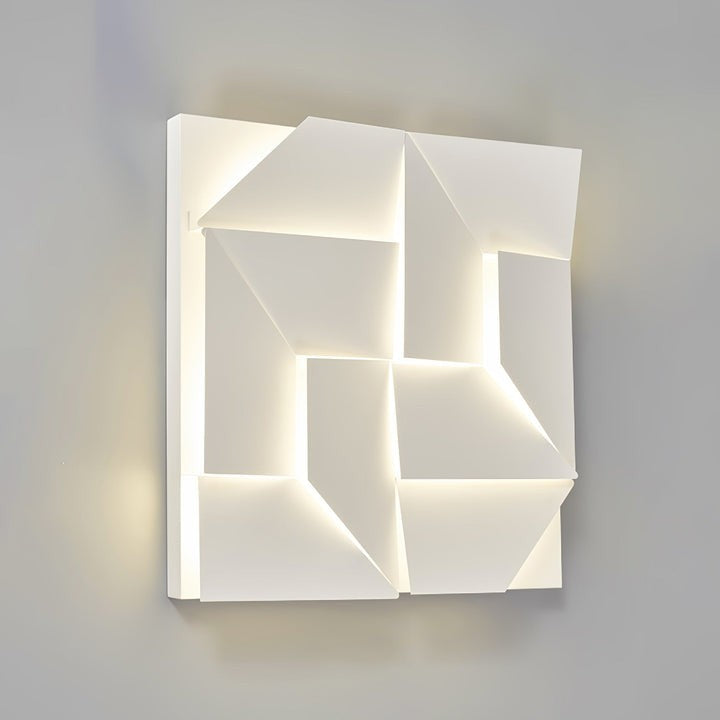 Rechargeable LED Aluminum Wall Sconce in Matte White