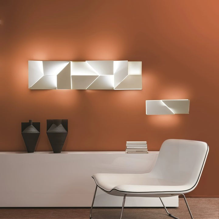 Rechargeable LED Aluminum Wall Sconce in Matte White