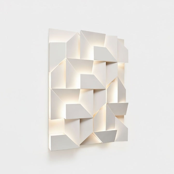Rechargeable LED Aluminum Wall Sconce in Matte White