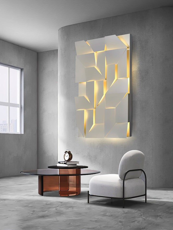 Rechargeable LED Aluminum Wall Sconce in Matte White
