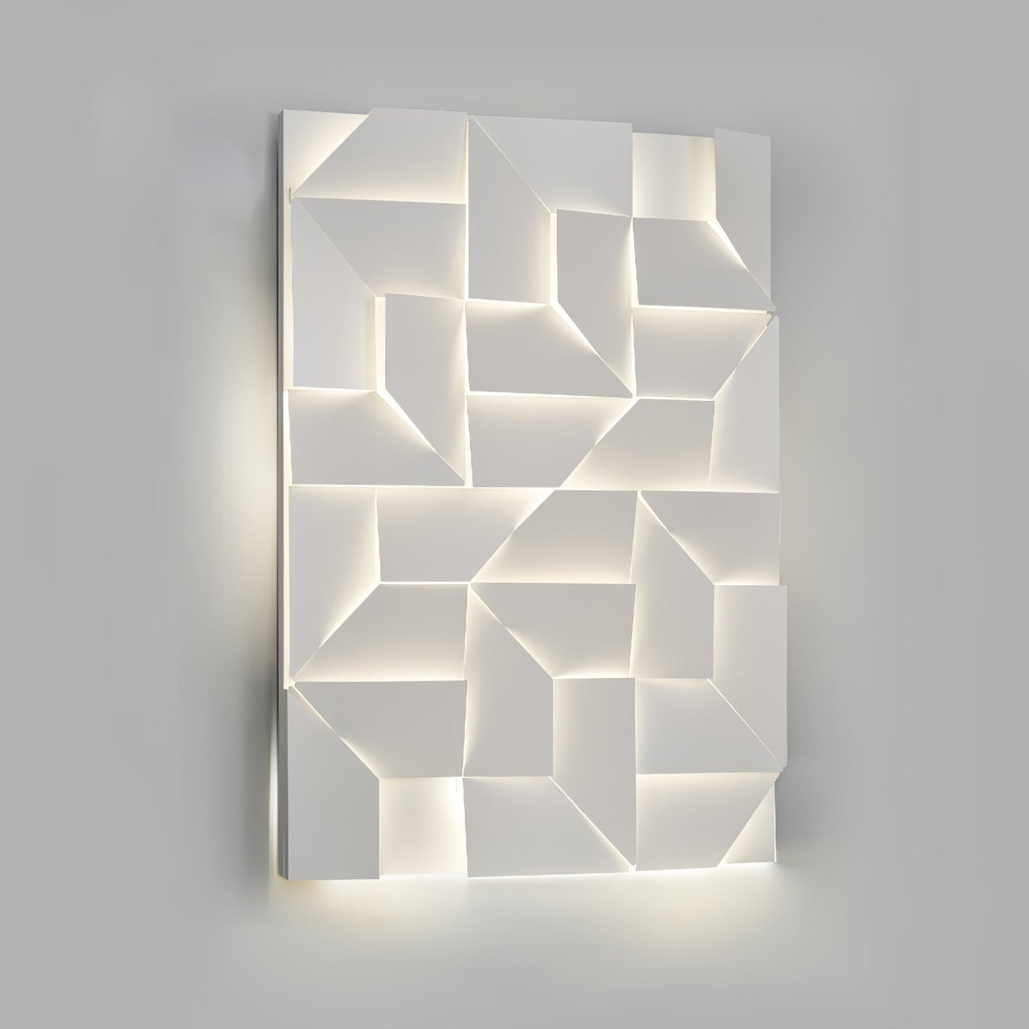 Rechargeable LED Aluminum Wall Sconce in Matte White