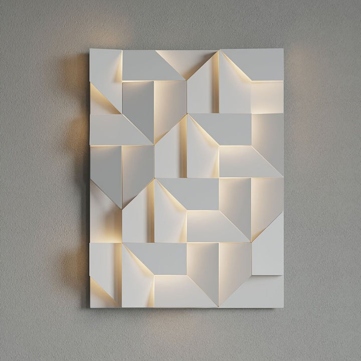 Rechargeable LED Aluminum Wall Sconce in Matte White