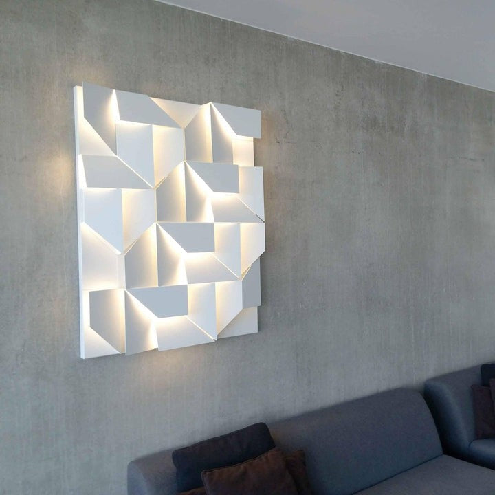 Rechargeable LED Aluminum Wall Sconce in Matte White