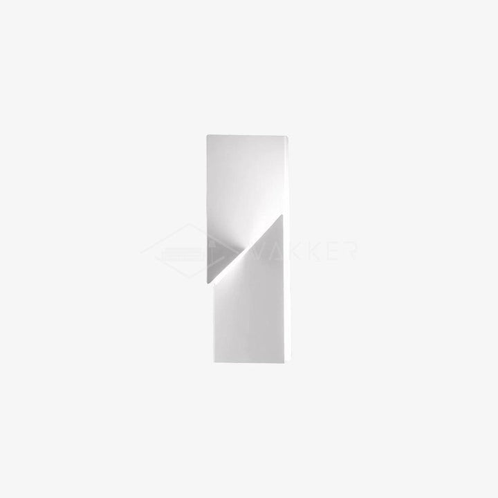 Rechargeable LED Aluminum Wall Sconce in Matte White