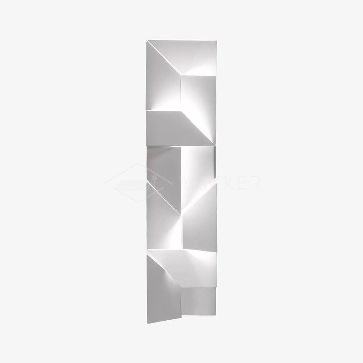 Rechargeable LED Aluminum Wall Sconce in Matte White
