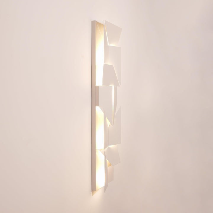 Rechargeable LED Aluminum Wall Sconce in Matte White