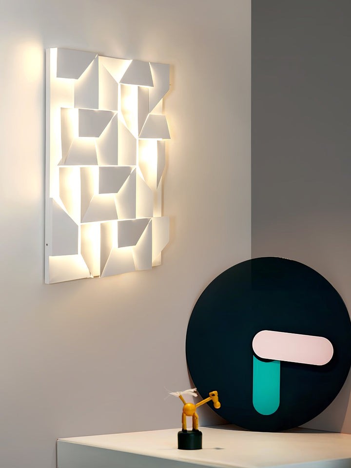 Rechargeable LED Aluminum Wall Sconce in Matte White