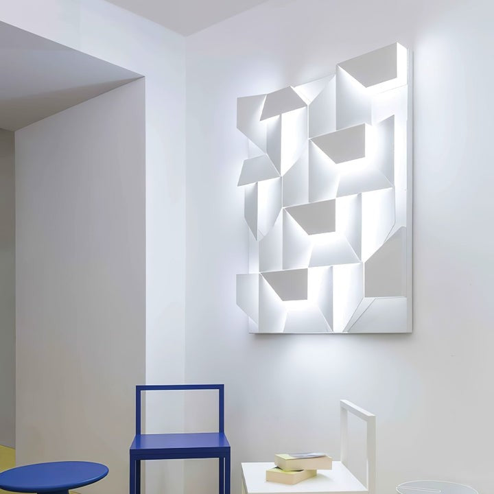 Rechargeable LED Aluminum Wall Sconce in Matte White