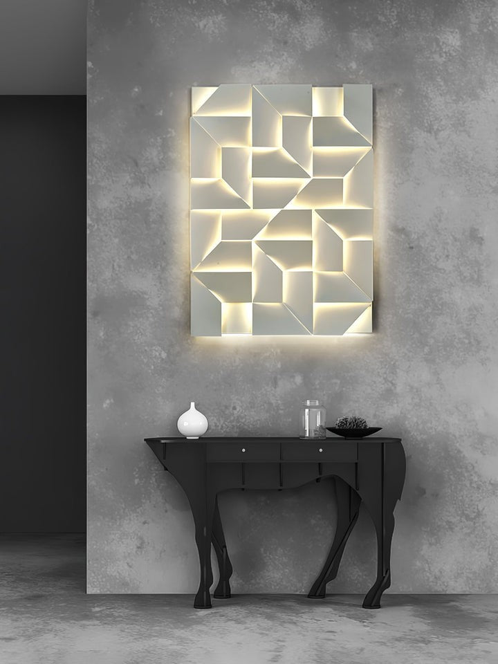 Rechargeable LED Aluminum Wall Sconce in Matte White