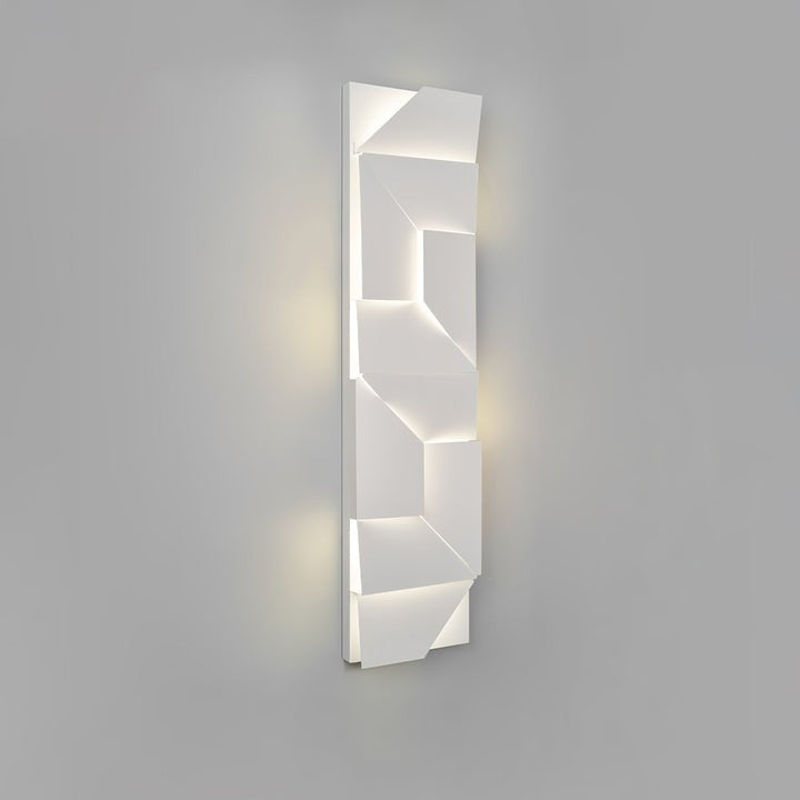 Rechargeable LED Aluminum Wall Sconce in Matte White