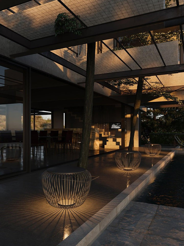 Rechargeable LED Garden Table Lamp – IP65 Portable Outdoor Accent Light