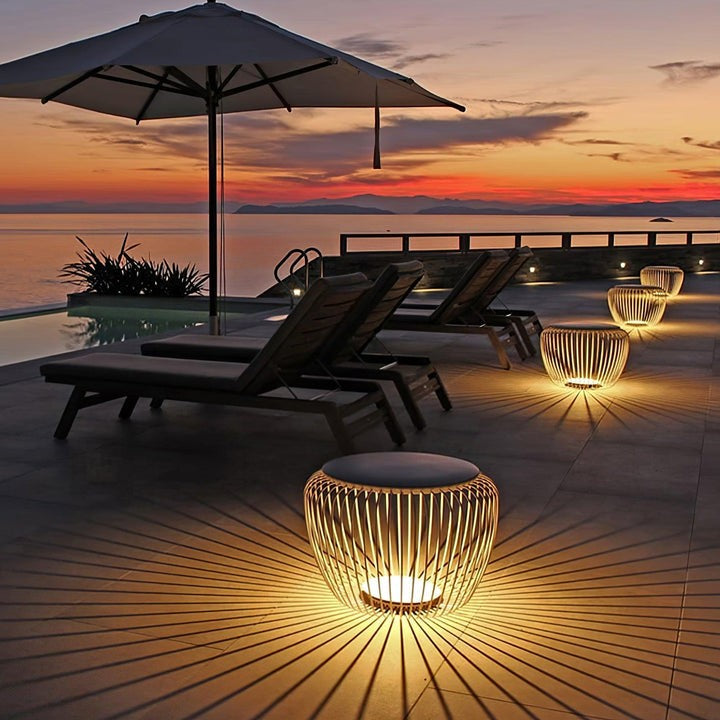 Rechargeable LED Garden Table Lamp – IP65 Portable Outdoor Accent Light