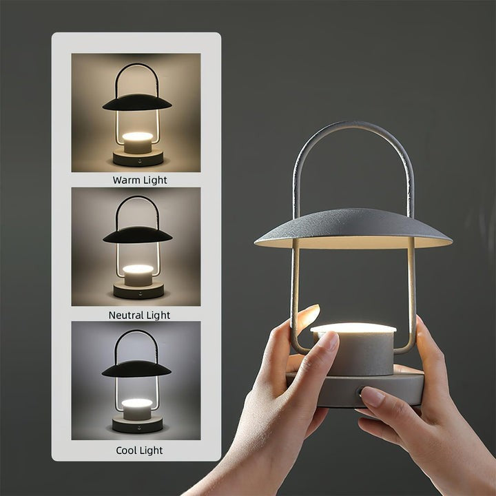 Rechargeable LED Portable Table Lamp with Handle