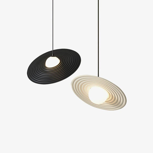 Record-Inspired LED Pendant Light