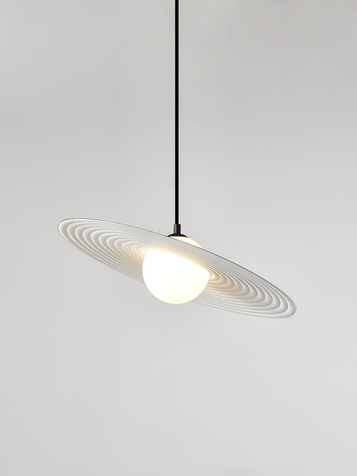 Record-Inspired LED Pendant Light