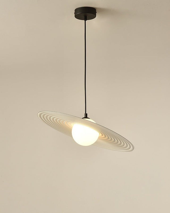 Record-Inspired LED Pendant Light