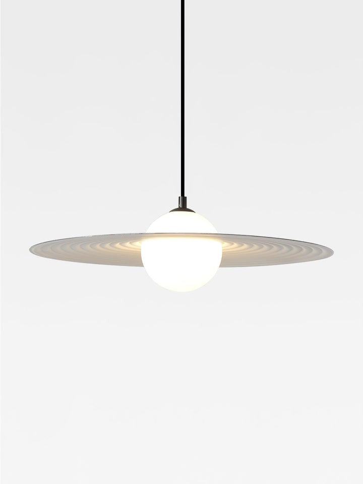 Record-Inspired LED Pendant Light