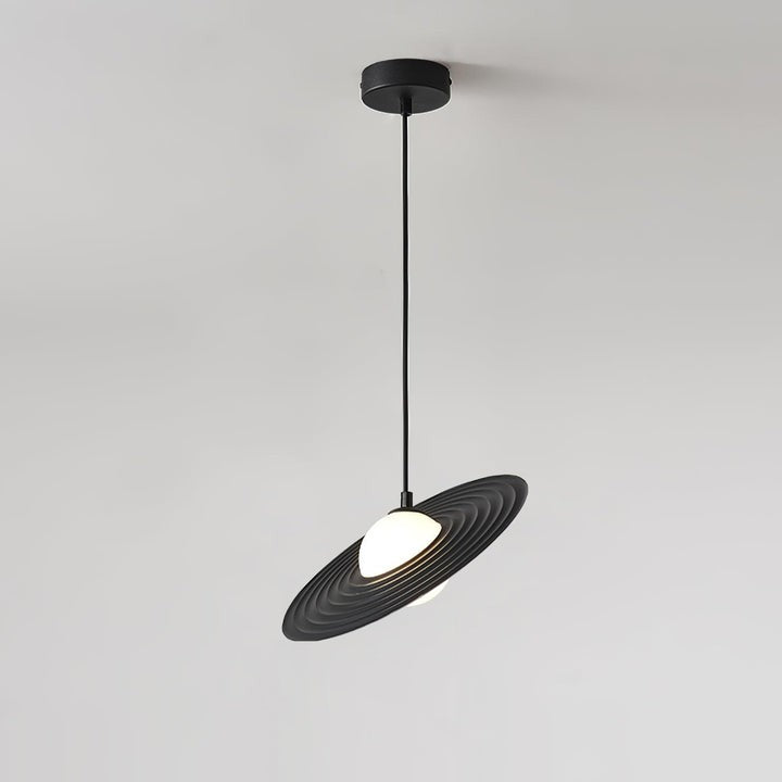 Record-Inspired LED Pendant Light