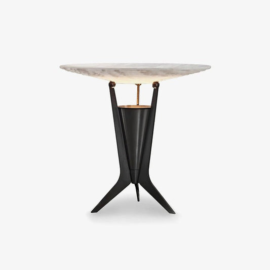 Reflective Alabaster LED Table Lamp