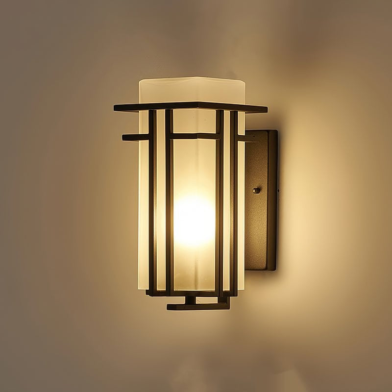 Retro Iron Outdoor Wall Sconce – Rustproof IP65 Wall Light