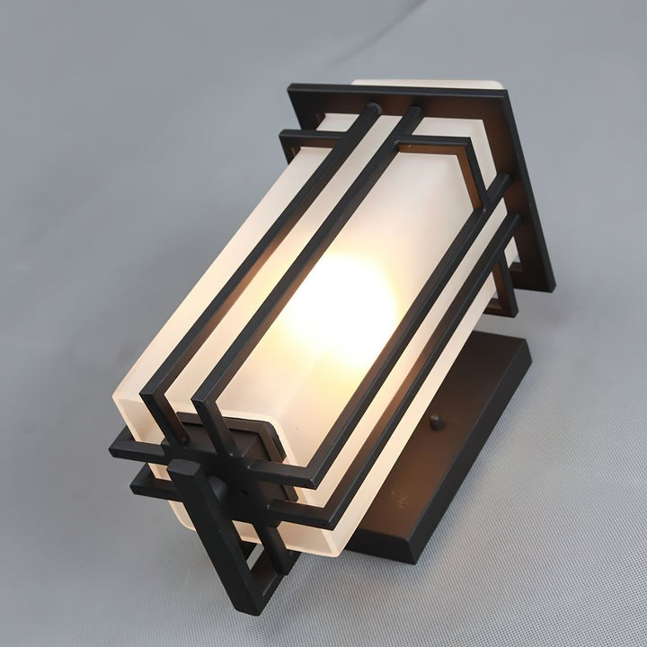 Retro Iron Outdoor Wall Sconce – Rustproof IP65 Wall Light