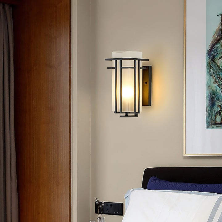 Retro Iron Outdoor Wall Sconce – Rustproof IP65 Wall Light