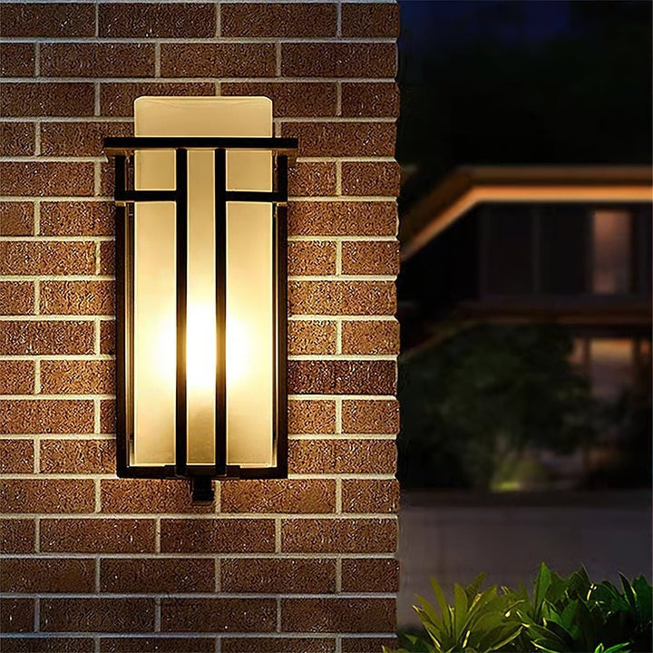 Retro Iron Outdoor Wall Sconce – Rustproof IP65 Wall Light