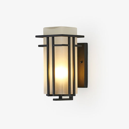 Retro Iron Outdoor Wall Sconce – Rustproof IP65 Wall Light