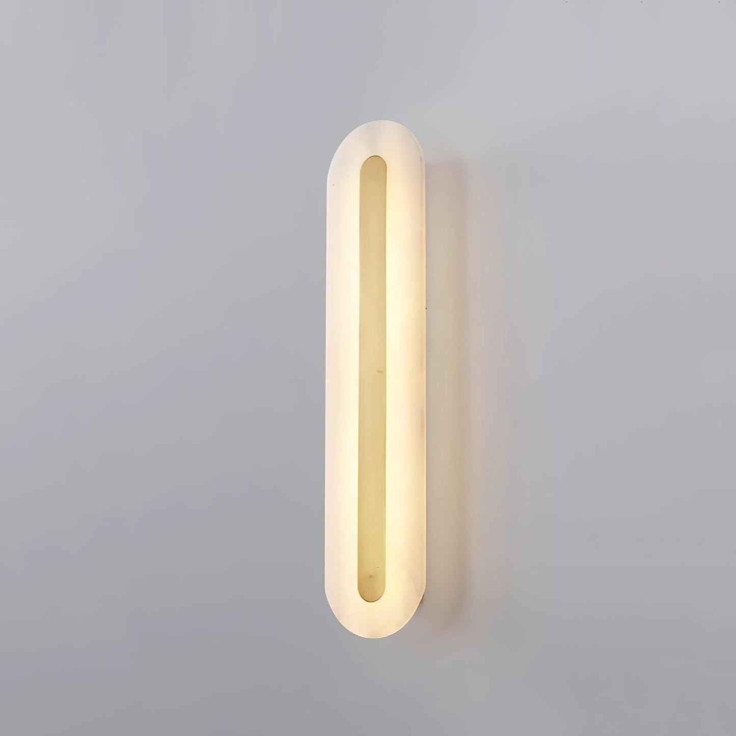 Round Alabaster LED Wall Sconce