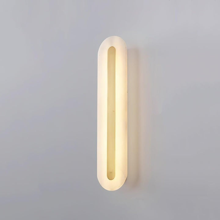 Round Alabaster LED Wall Sconce