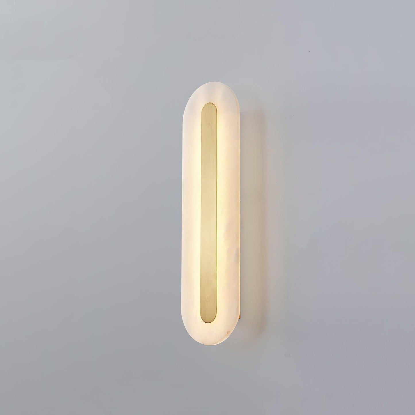 Round Alabaster LED Wall Sconce