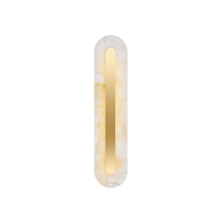 Round Alabaster LED Wall Sconce