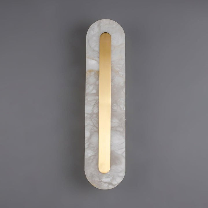 Round Alabaster LED Wall Sconce
