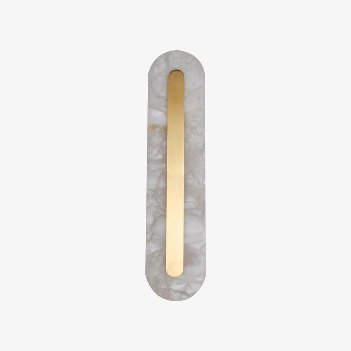 Round Alabaster LED Wall Sconce