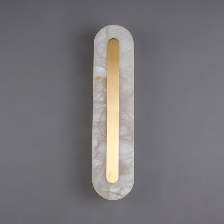Round Alabaster LED Wall Sconce