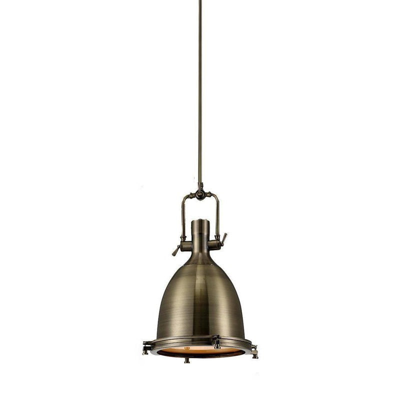 Rustic Country-Style Industrial Metal Pendant Light