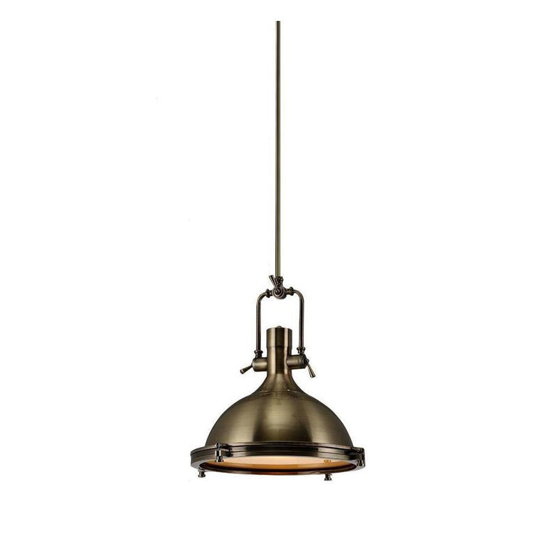 Rustic Country-Style Industrial Metal Pendant Light