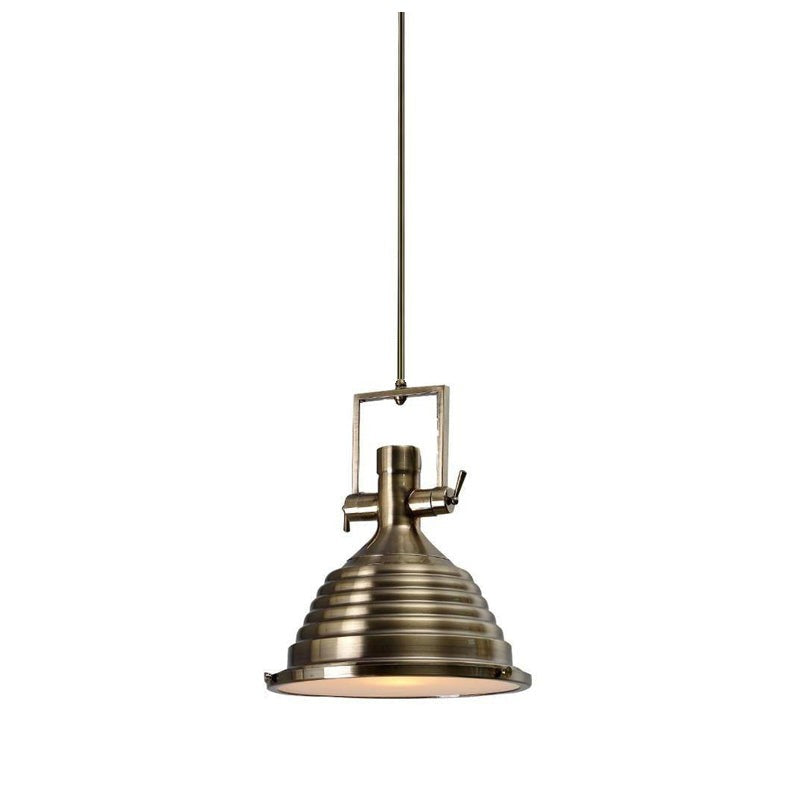 Rustic Country-Style Industrial Metal Pendant Light