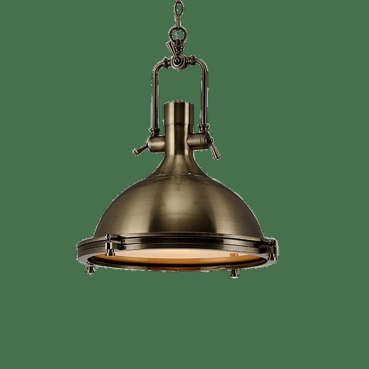 Rustic Country-Style Industrial Metal Pendant Light