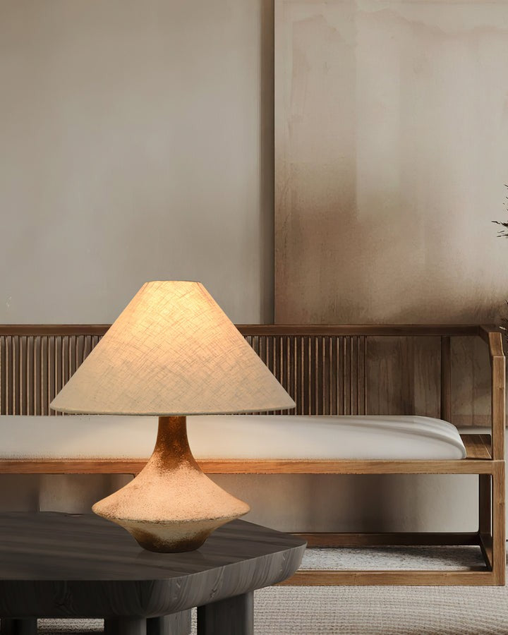 Rustic Earthenware Ceramic Table Lamp