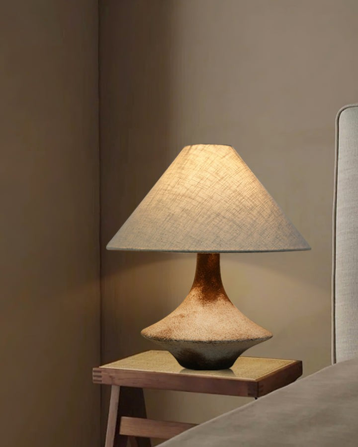 Rustic Earthenware Ceramic Table Lamp