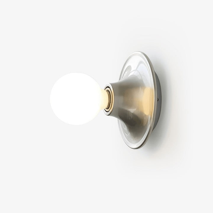 Sculptural Halo LED Wall Sconce