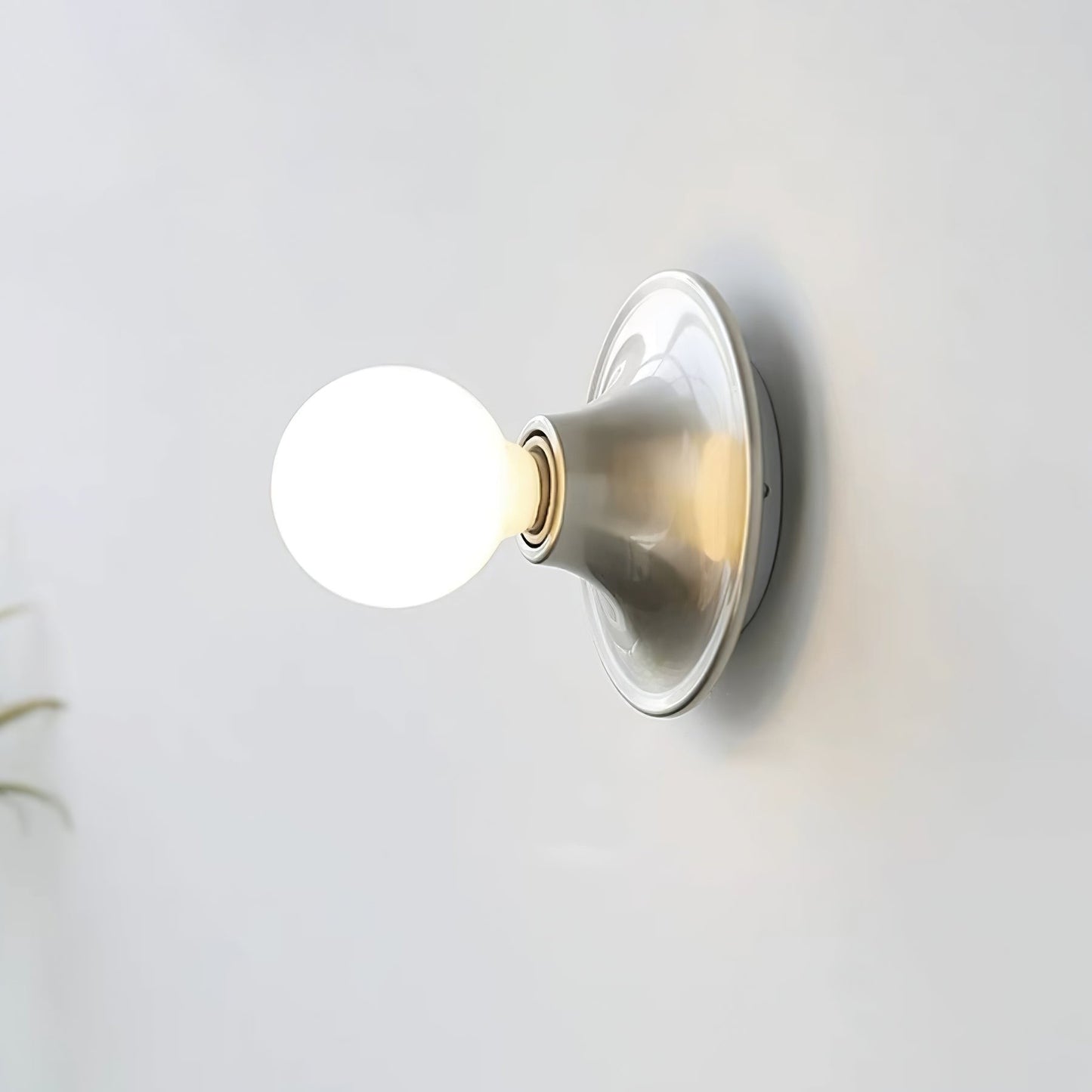 Sculptural Halo LED Wall Sconce