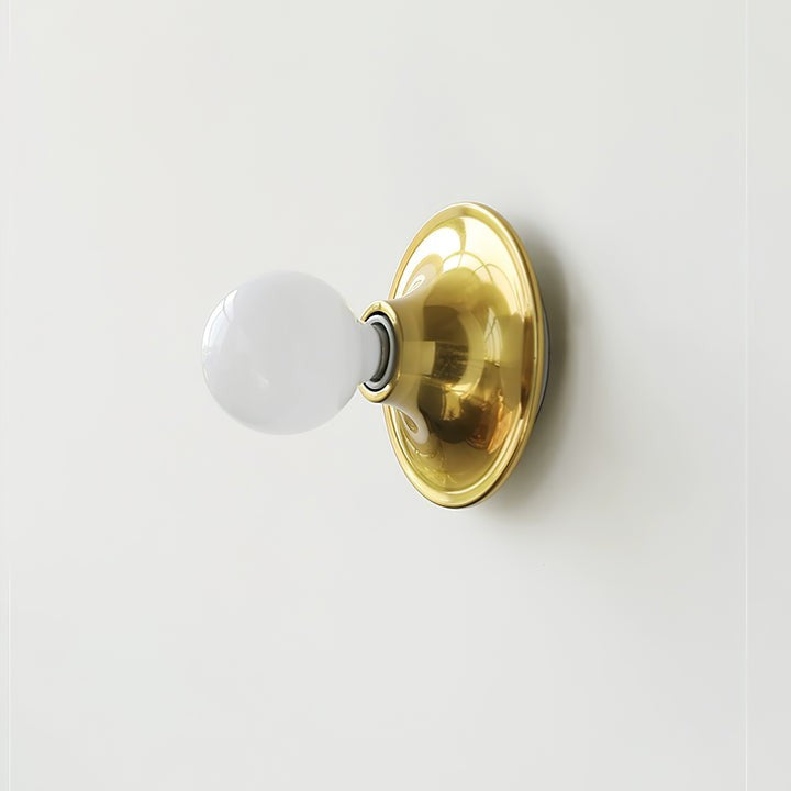 Sculptural Halo LED Wall Sconce
