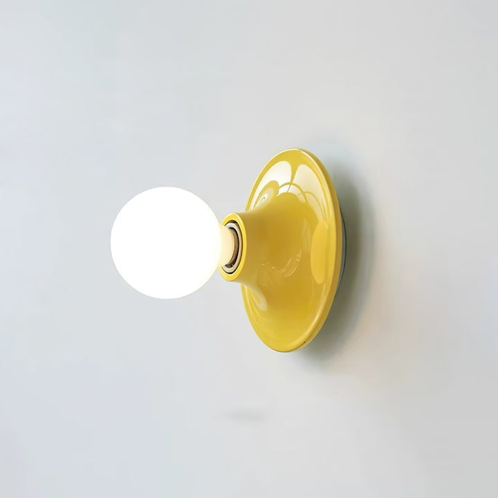 Sculptural Halo LED Wall Sconce