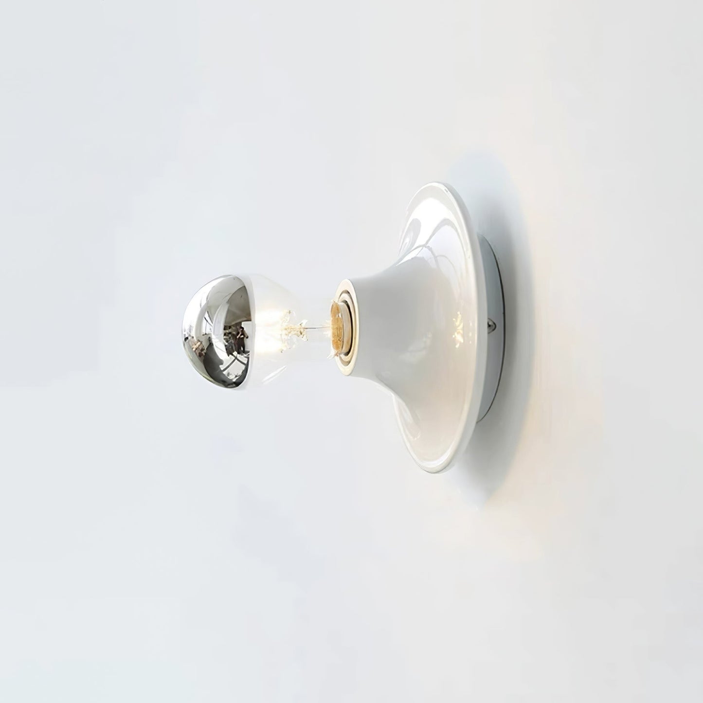 Sculptural Halo LED Wall Sconce