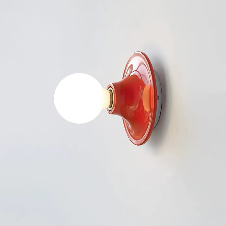 Sculptural Halo LED Wall Sconce