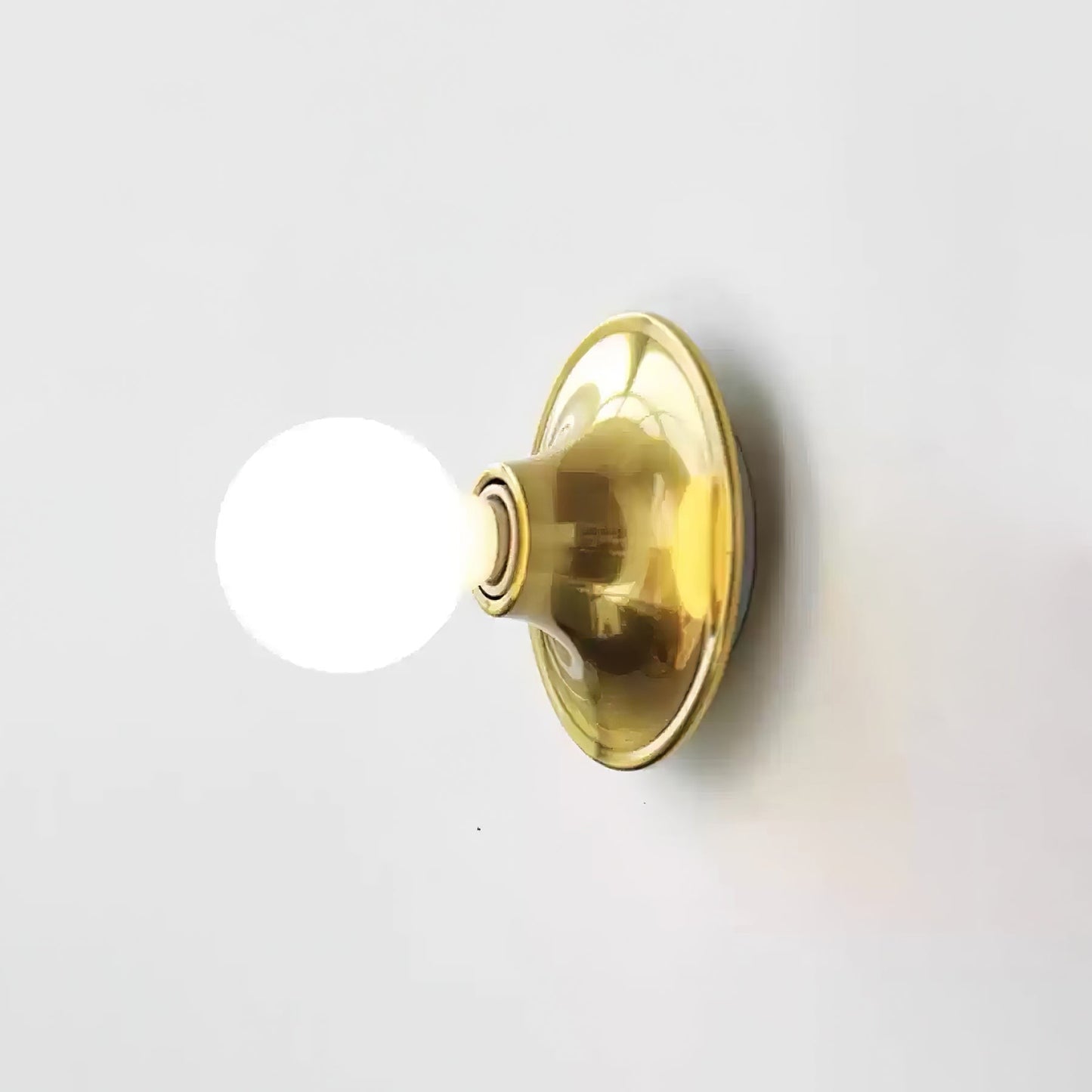 Sculptural Halo LED Wall Sconce